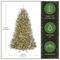 7.5ft. Pre-Lit Snowy Dunhill® Fir Artificial Christmas Tree, Clear Lights